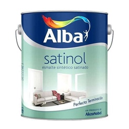 Esmalte Satin Satinol Alba Blanco 1lts