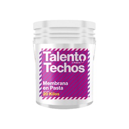 Membrana en Pasta Techos Talento Bco 20l