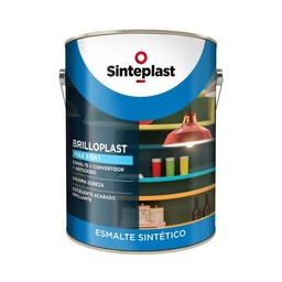 Esmalte Brilloplast Max 3 en 1 Negro 4lt