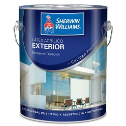 Latex Exterior Acrílico Sherwin Williams Blanco 1lt