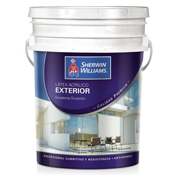 Latex Exterior Acrílico Sherwin Williams Blanco 20 lts