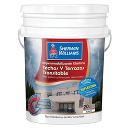 Impermeabi para Techos y Terrazas Sherwin Williams Blanco 10 lts