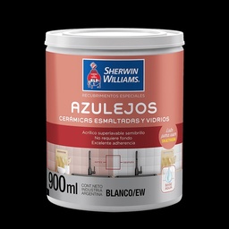 Esmalte para Azulejos Acrilico Sherwin Williams Blanco 0.9 lts