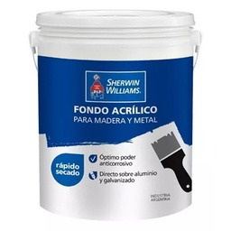 Fondo Acrílico para Madera y Metal Sherwin Williams 1lts