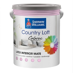 Latex Interior Color Country Loft Sherwin Williams Rosa Vintage 4lts