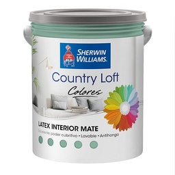 Latex Interior Color Country Loft Aguamarina 1lt