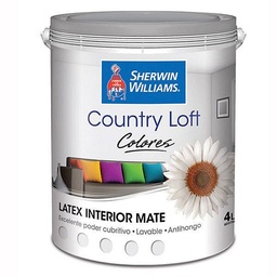 Látex Interior Color Country Loft Sherwin Williams Blanco 4lts