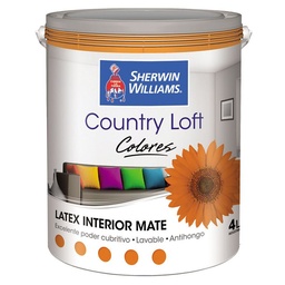 Látex Interior Color Country Loft Sherwin Williams Naranja 4lts