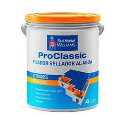 Fijador Sellador Al Agua Proclassic 4 lt