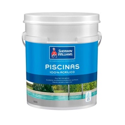 Pintura Sherwin Williams para Pileta Base Acrilica Blanco 9 l