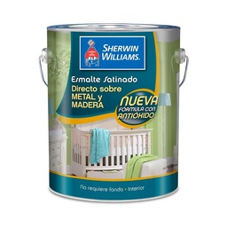 Esmalte Sherwin Williams Blanco Satinado 4 l