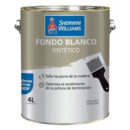 Sintético Fondo Blanco Sherwin Williams