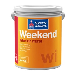 Latex Interior Mate Weekend Sherwin Williams 4lts