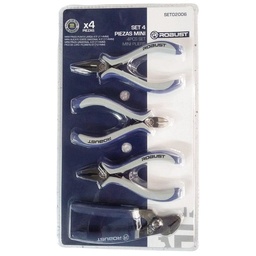 Set 4 Piezas Mini Pinzas-alicate-llave