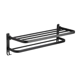 Organizador Toallero Rack Negro 60 cm Daccord