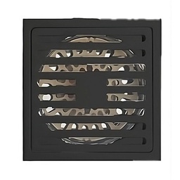 Rejilla 10 x 10 Negra Acero Inoxidable Daccord