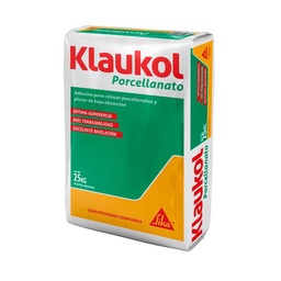 Adhesivo Cementicio Porcellanato Fluido 25kg Klaukol