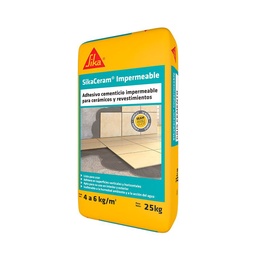 Adhesivo Cementicio Impermeable Ceramico 25 kg Sikaceram