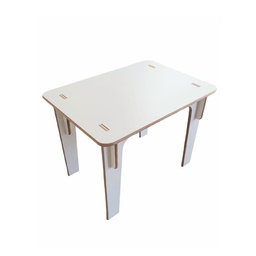 Mesa Infantil Encastrable 50X50x70 cm Blanco