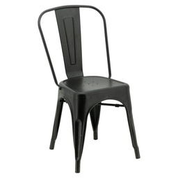 Silla Tolix 45X45x85 cm Negro