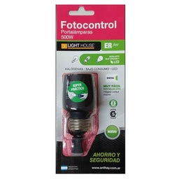 Fotocontrol con Portalamparas 500 W