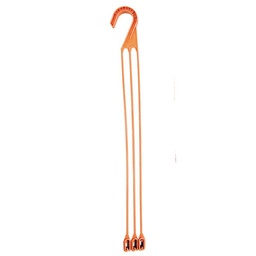 Colgador Trenzado Ta Plastic Largo Barro 48 cm