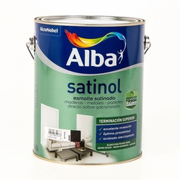 Esmalte Satinol Balance Alba Negro 4lt