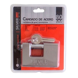 Candado Acero Alta Seguridad 80 mm