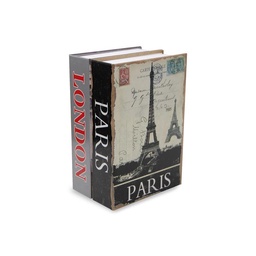 Cofre Portavalores con Llaves 18.6 x 12.9 x 8.4 cm Silver Shadow