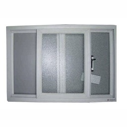 Ventana 60x40 cm. Pvc Corrediza Std Blanca