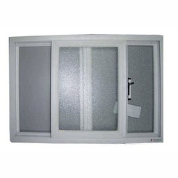 Ventana 80x40 cm. Corrediza Std Blanca