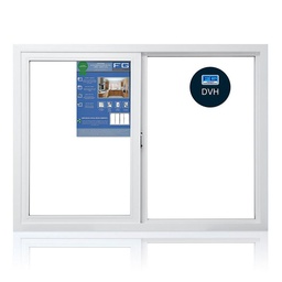 Ventana Pvc Mco 90 Dvh 150x110 Fraca Derecha