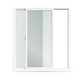 Ventana Pvc Mco 90 amer.patag.4mm 120X110izquierda Fracas
