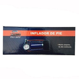 Inflador de Pie Auto Poli Auto