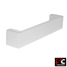 Tirador Aluminio 25X128mm Anodizado Mate