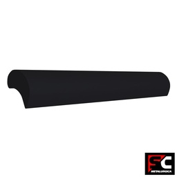 Tirador Aluminio 96mm Anodizado Negro