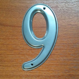 Número 9 Aluminio