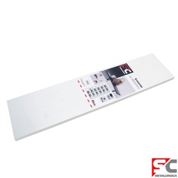 Estante 18 mm 20x80 cm Blanco x 1u