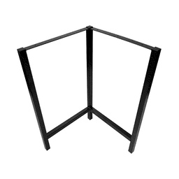 Caballete l Metalico 45X75cm Negro