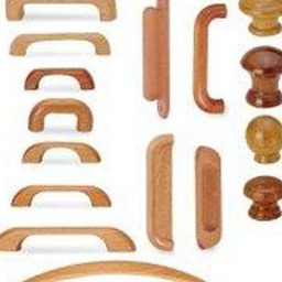 Tirador Madera 34 mm Blanco Sc Metalurgica