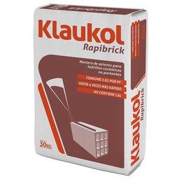 Mortero de Elevación Klaukol Rapibrick 30 kg