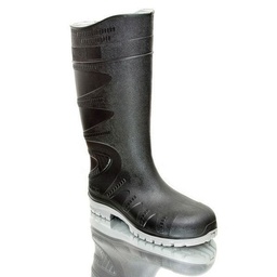 Bota Pvc Sin Puntera Negra Talle 39