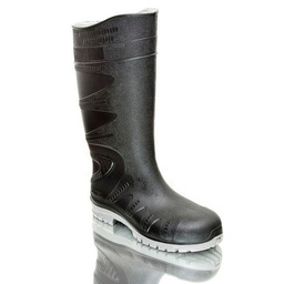 Bota Pvc Sin Puntera Negra Talle 40