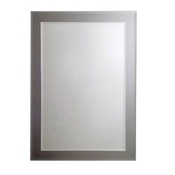 Espejo Rectangular Reflejar con Base Gris