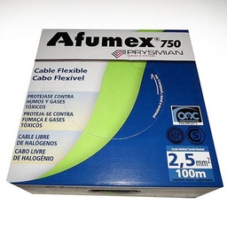 Unipolar 2.5 Negro Afumex 750x100 mts