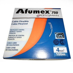 Unipolar 4 Negro Afumex 750x100 mts