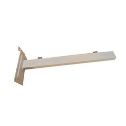 Ménsula para Panel Ranurado Blanco 28 cm