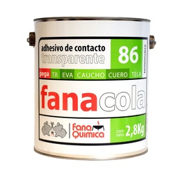 Adhesivo Contacto Fanacola Transparente 2.8kg