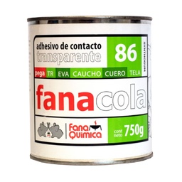 Adhesivo Contacto Fanacola Transparente 750gr