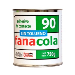 Adhesivo Contacto x90 Sin Tolueno Fanacola 750gr